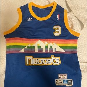 Allen Iverson throwback NBA Nuggets jersey